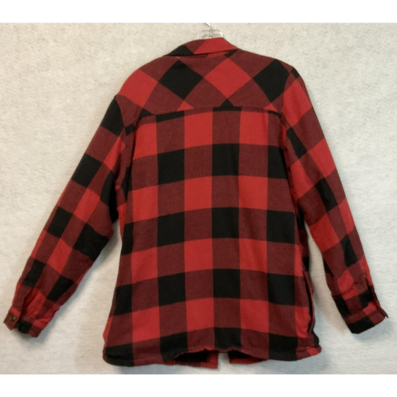 Highland Originals Shirt Mens Medium Fleece Lined Flannel Buffalo Plaid - Picture 7 of 7